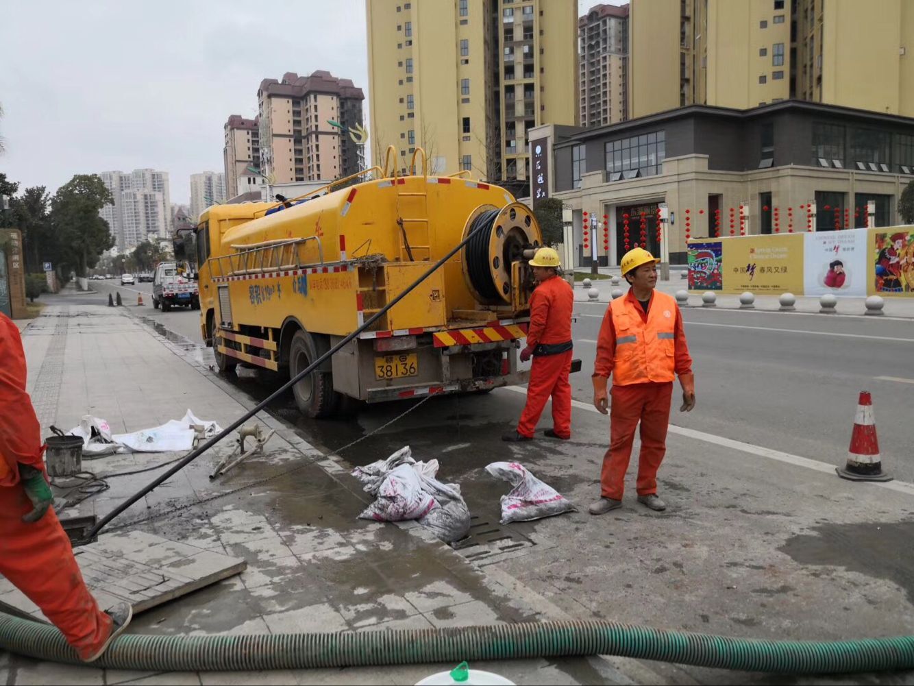 宕昌排污管道清淤-管道清洗